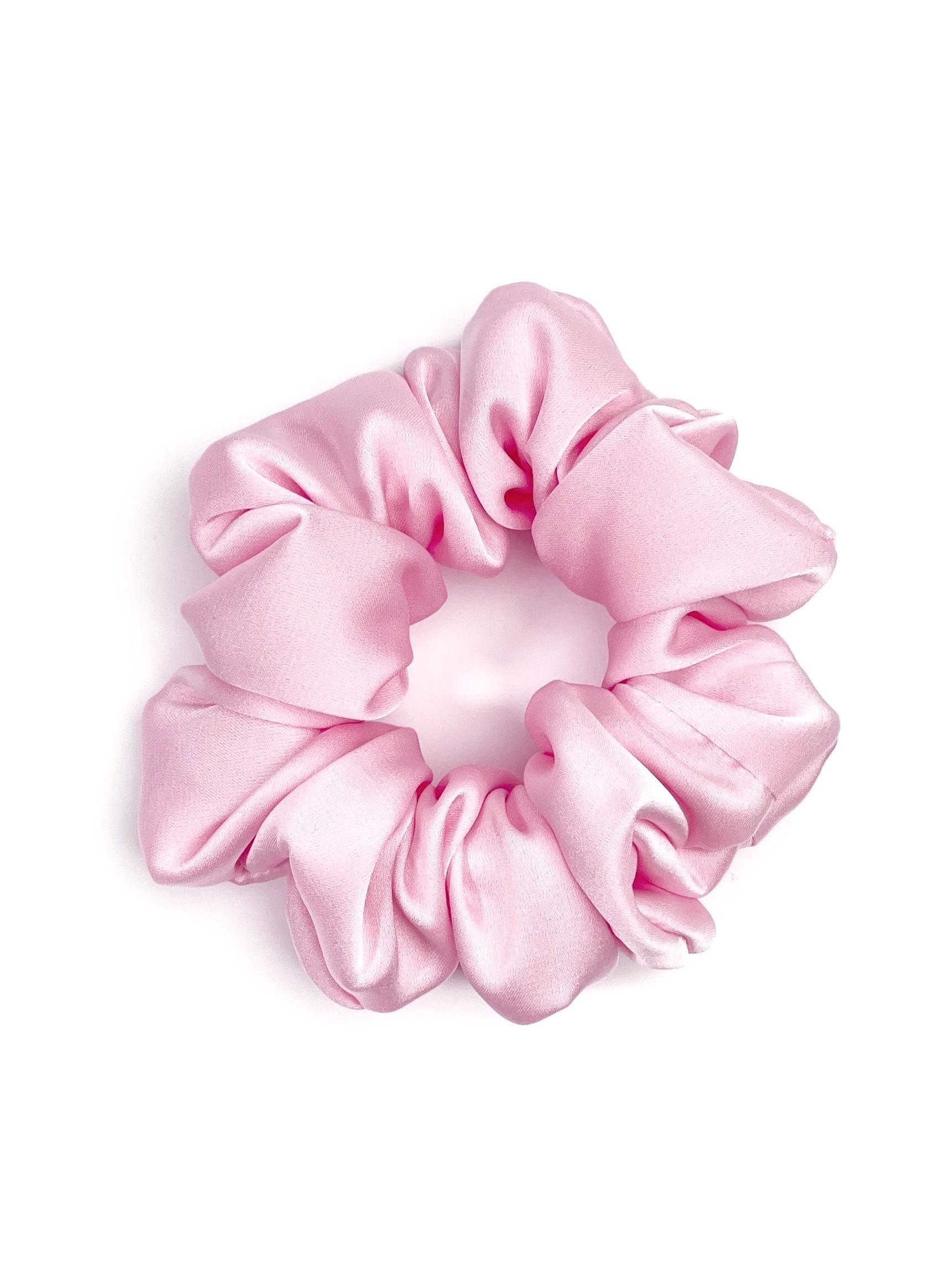 Резинка для волос BEROZE Candy Pink атлас 10 см Розовый