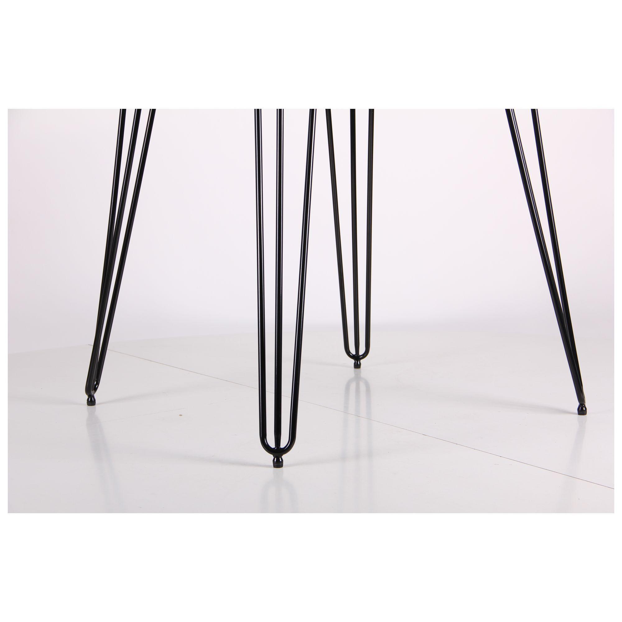 Стіл обідній AMF Smith 1200х750х600 сталь Чорний/Коричневий - фото 8 Стіл обідній AMF Smith 1200х750х600 сталь Чорний/Коричневий - фото 8