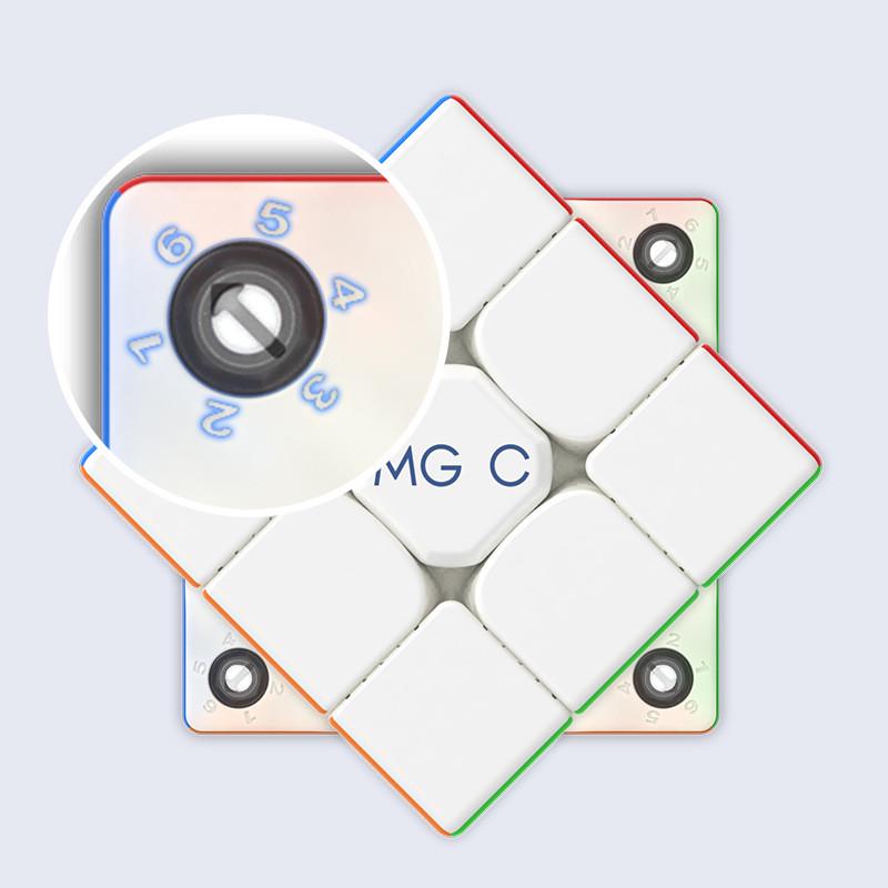 Головоломка кубик YJ MGC Evo 3x3 stickerless магнітний (136880) - фото 3