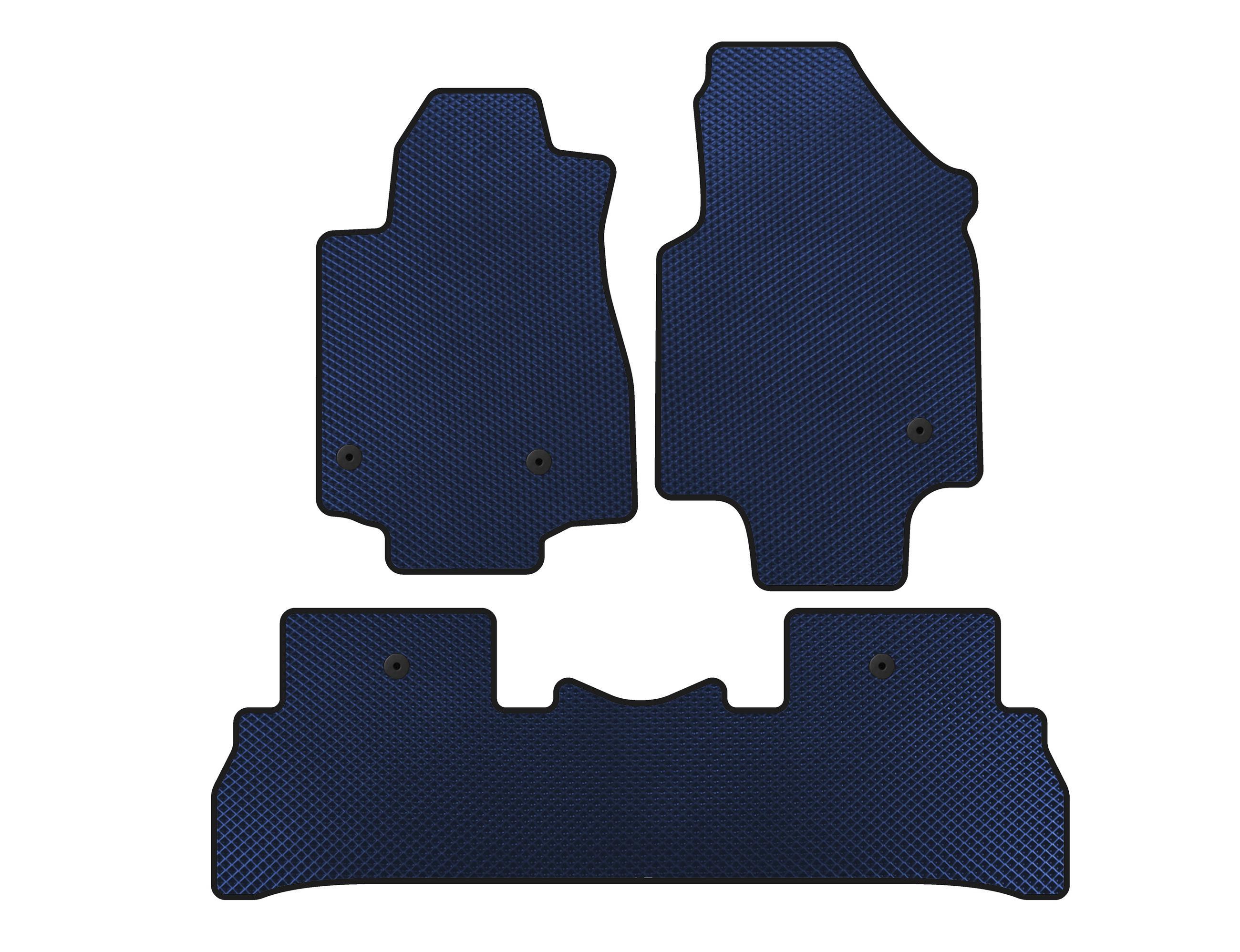 Коврики Digital Designs EVA 2008-2012 7-местный для Honda Pilot 2008-2015 гг. этилвинилацетат Синий (140144)
