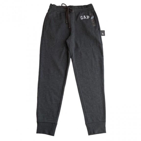 Брюки мужские Gap Logo Fleece Pants Grey S Черный (221236011-2)