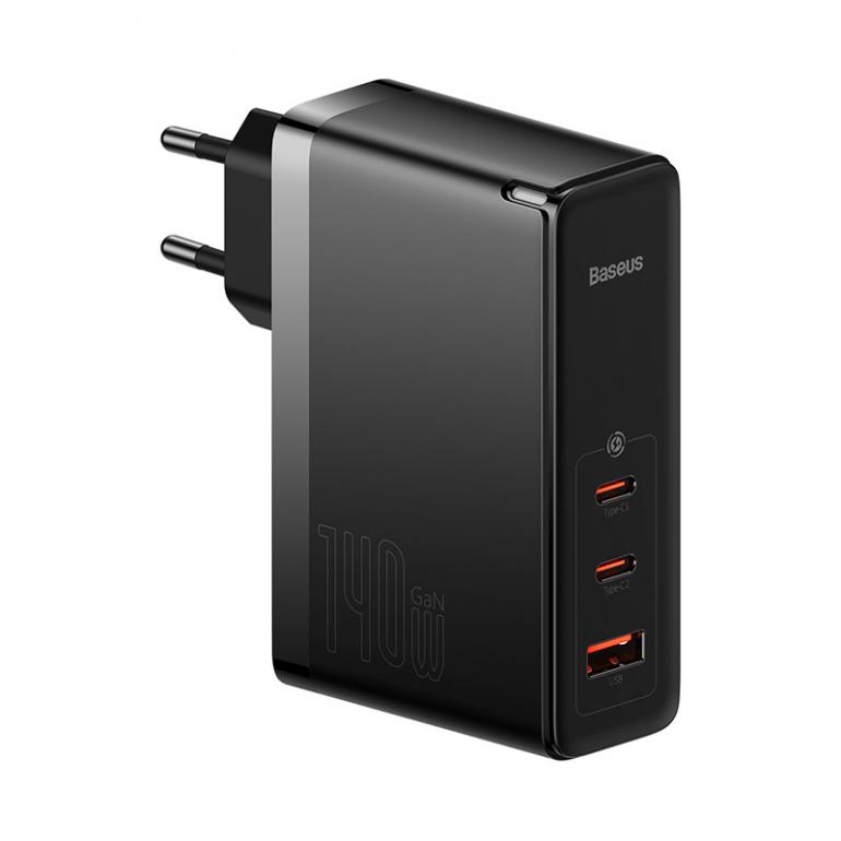 Зарядное устройство Baseus GaN5 Pro Fast Charger 2C U 140W Black (CCGP090202) - фото 2