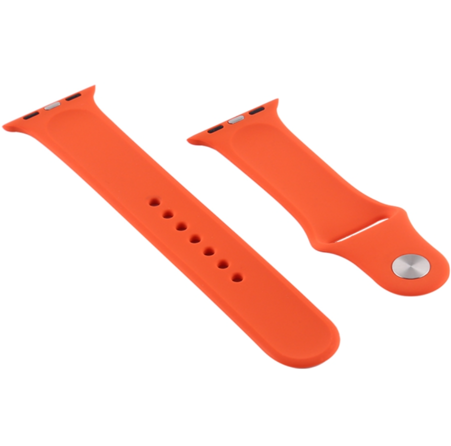 Ремінець Silicone Bands New для Apple Watch 38/40 мм L Помаранчевий (KG-12485)