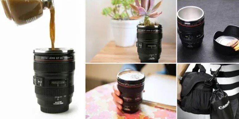 Термокухоль Об'єктив 300 мл Чорний (17945102) - фото 6