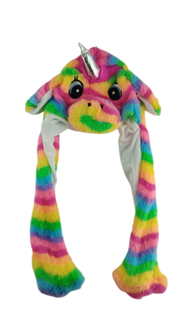 Шапка с ушками Единорог Радужный (000026) Шапка с ушками Единорог Радужный (000026)