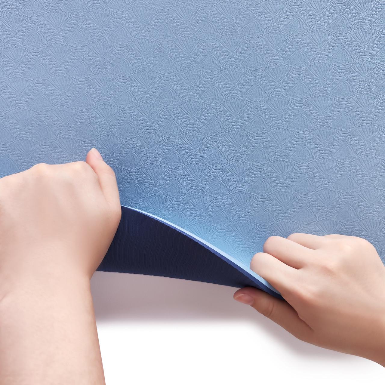 Коврик для фитнеса и йоги Gemini Pro GE-6LDBL TPE/TC 6 мм (2012936392) - фото 4 Коврик для фитнеса и йоги Gemini Pro GE-6LDBL TPE/TC 6 мм (2012936392) - фото 4