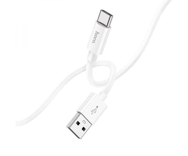 Кабель дата USB Hoco X87 Magic silicone Type C 3A White - фото 1 Кабель дата USB Hoco X87 Magic silicone Type C 3A White - фото 1