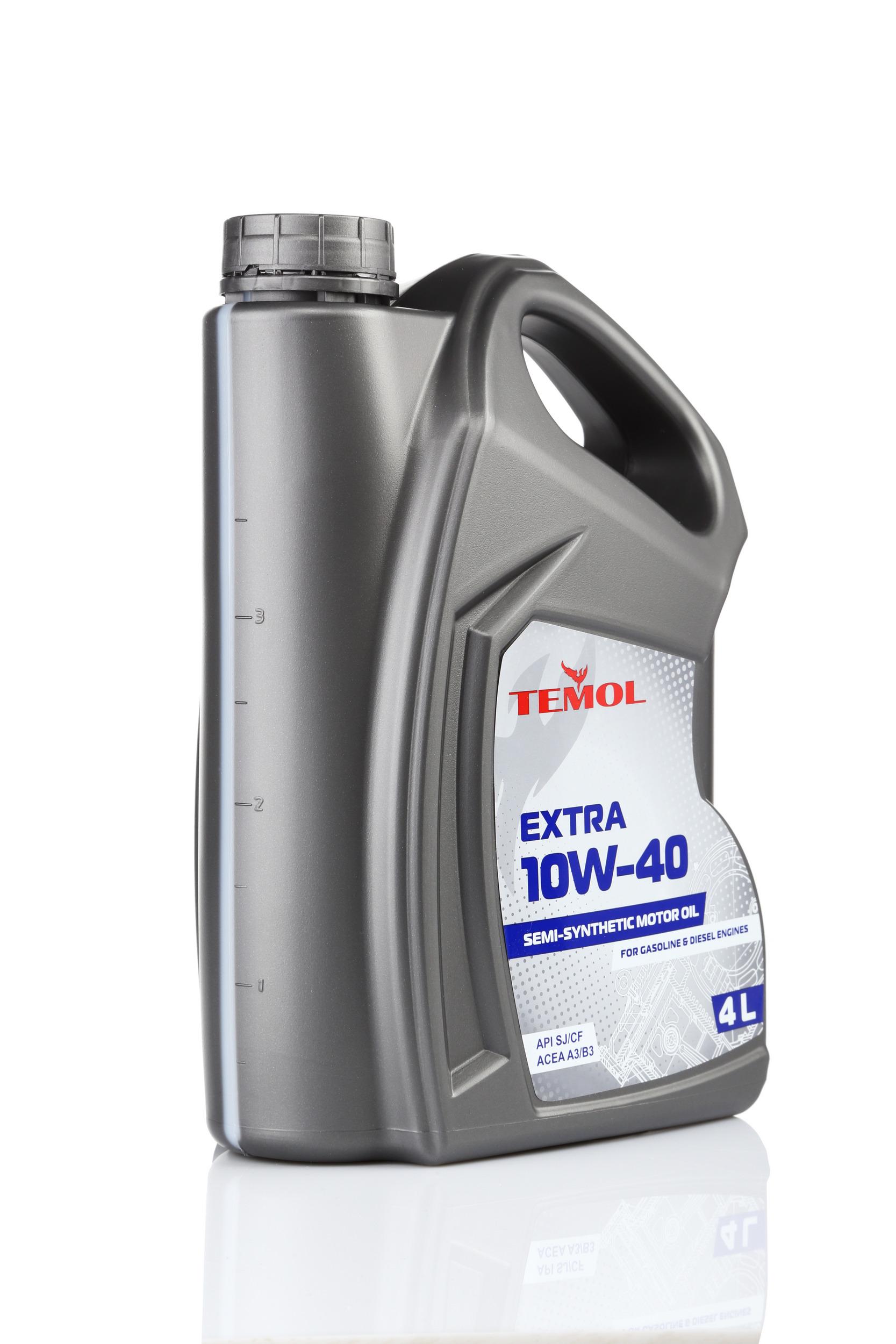 Моторна олива TEMOL EXTRA 10W-40 4 л (T-E10W40-4L) - фото 2