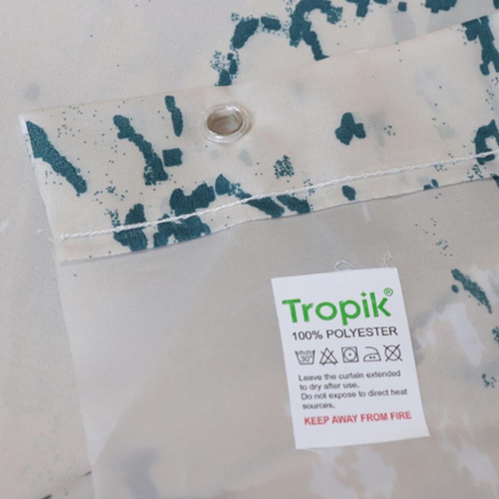 Шторка для ванної кімнати Тропік 180х200 см (115723) - фото 3 Шторка для ванної кімнати Тропік 180х200 см (115723) - фото 3