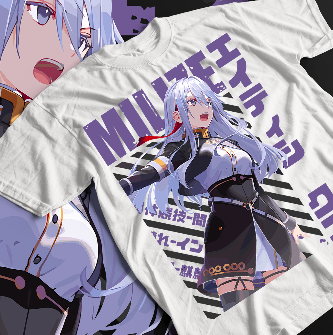 Футболка мужская Владилена Милизе Эссентиал Хеавй OS Черный (AnimeJ0746)