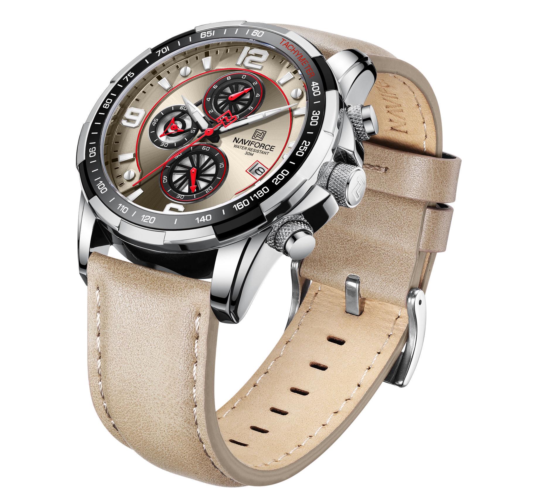 Часы наручные мужские Naviforce Peru Silver (1266) - фото 5 Часы наручные мужские Naviforce Peru Silver (1266) - фото 5