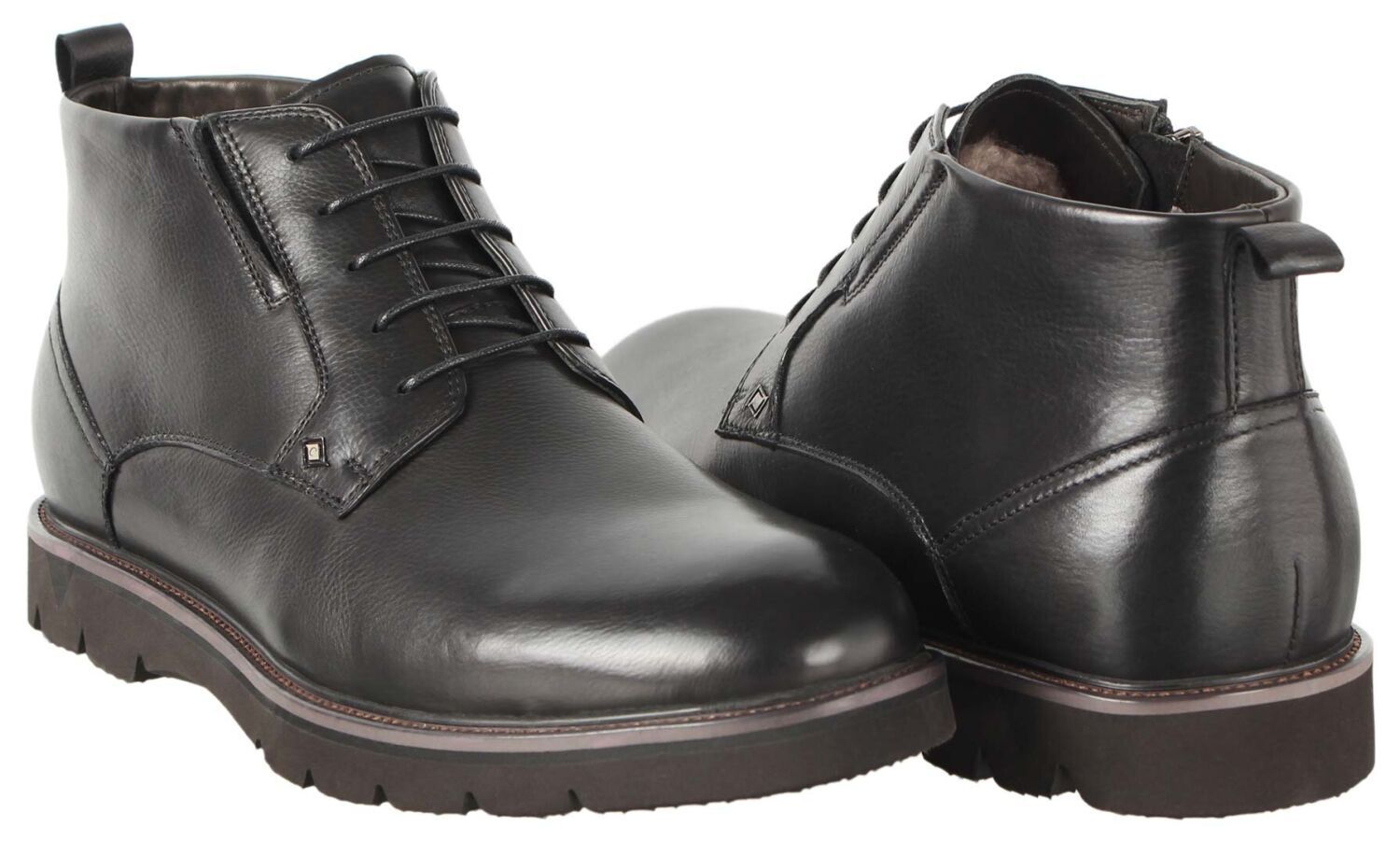 Ботинок мужской кожаный Cosottinni р. 41 Черный (196789_41)