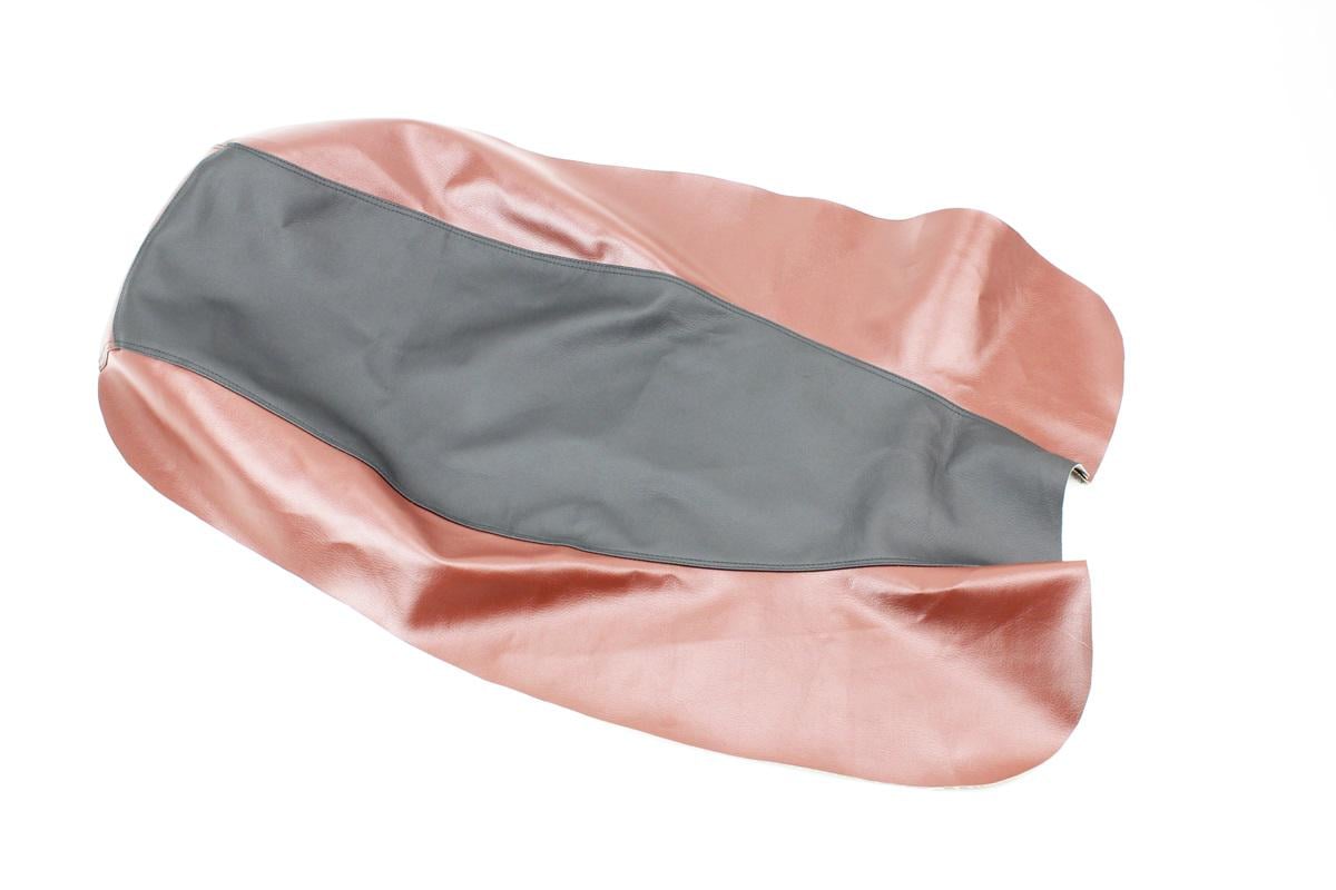 Чехол сиденья к мотоциклу YBR125 прочный эластичный материал Черный/Коричневый (506076)