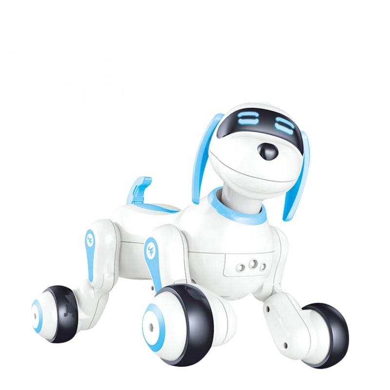 Интерактивная игрушка JT Toys Eternal Light UD Robot Dog робот-собака на радиоуправлении Бело-Голубой (SUN6597)