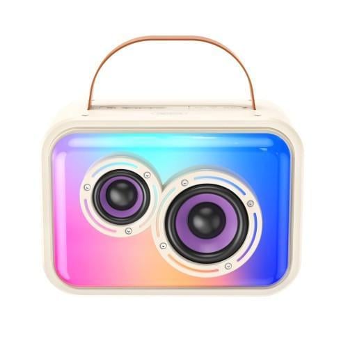 Акустична система XO F54 Glossy Cool Light K-Song Audio 20W Білий (2968809908)