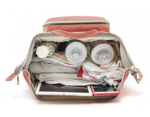 Сумка-органайзер Machine Bird для мам Рожевий - фото 2 Сумка-органайзер Machine Bird для мам Рожевий - фото 2