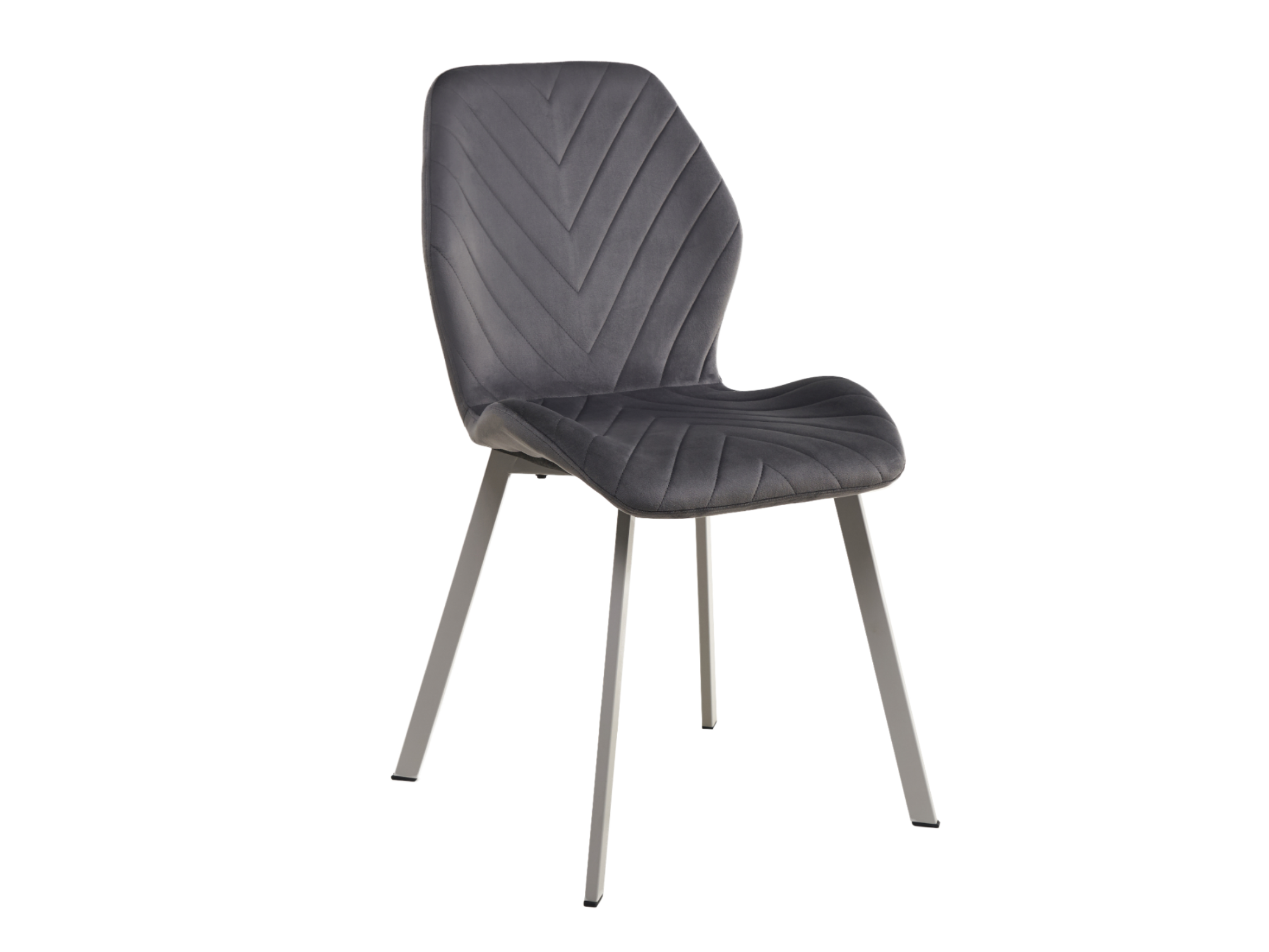 Кухонный стул N-54 велюр Темно-серый/Серый (32467281)