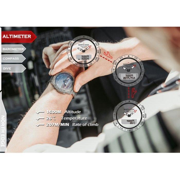 Наручные часы North Edge Gavia (1183623234) - фото 7 Наручные часы North Edge Gavia (1183623234) - фото 7