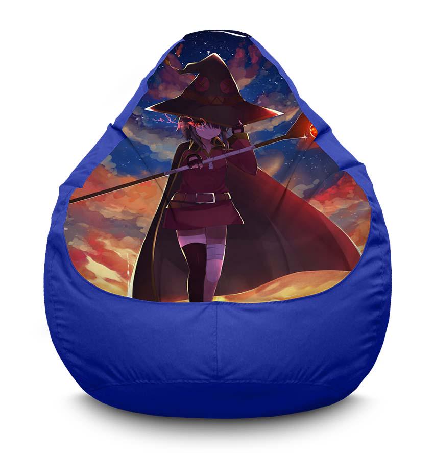 Кресло-мешок iPuff Megumin Sunset Konosuba оксфорд XL 80x110 см Синий (116937) Кресло-мешок iPuff Megumin Sunset Konosuba оксфорд XL 80x110 см Синий (116937)