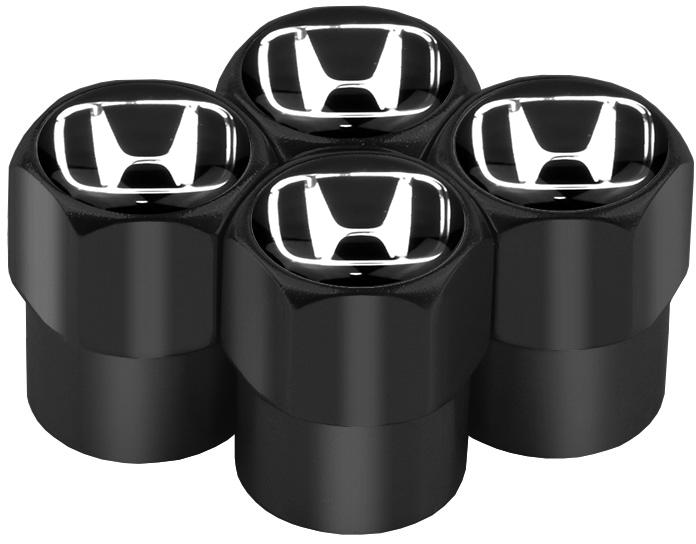 Колпачки на ниппель СlassyCap Honda 4 шт. Black (12912)