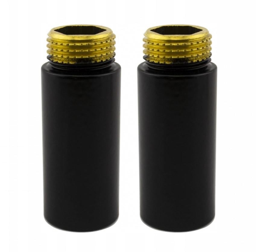 Комплект удлинителей NAVIN M22х1,5х1/2" 50 мм 2 шт. Черный муар (E25-272408-2550)