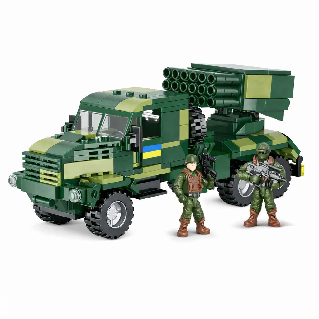 Конструктор Limo Toy KB 1133 техника ВСУ Боевая машина БМ Град 468 деталей