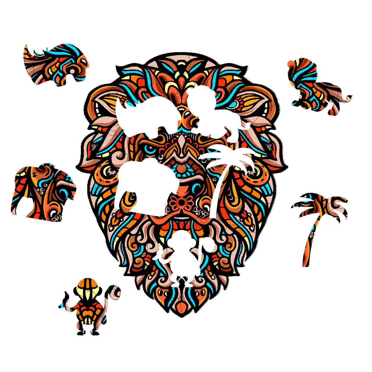 Пазл деревянный Сказочный зайчонок А1 (691-5)