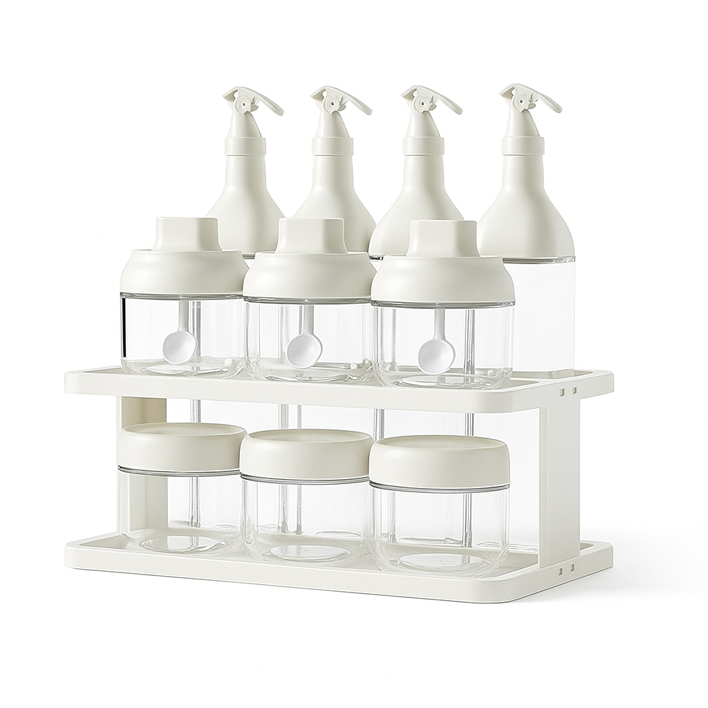 Набор кухонных емкостей HAVE 11в1 White (101142)