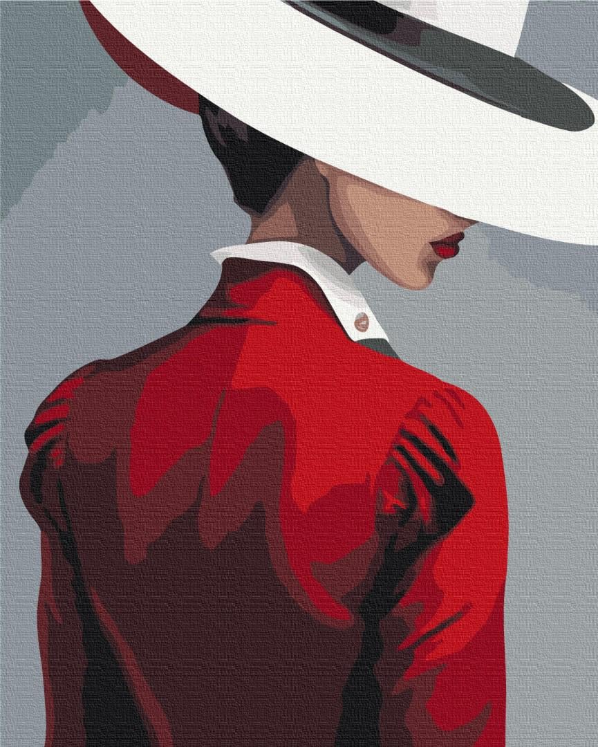 Картина по номерам Brushme Тайна красного 40x50 см (BS53812)