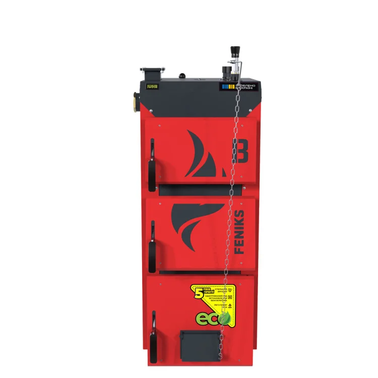 Котел твердопаливний Feniks B 25 кВт з механічним управлінням (F.FBnМ25) - фото 2 Котел твердопаливний Feniks B 25 кВт з механічним управлінням (F.FBnМ25) - фото 2