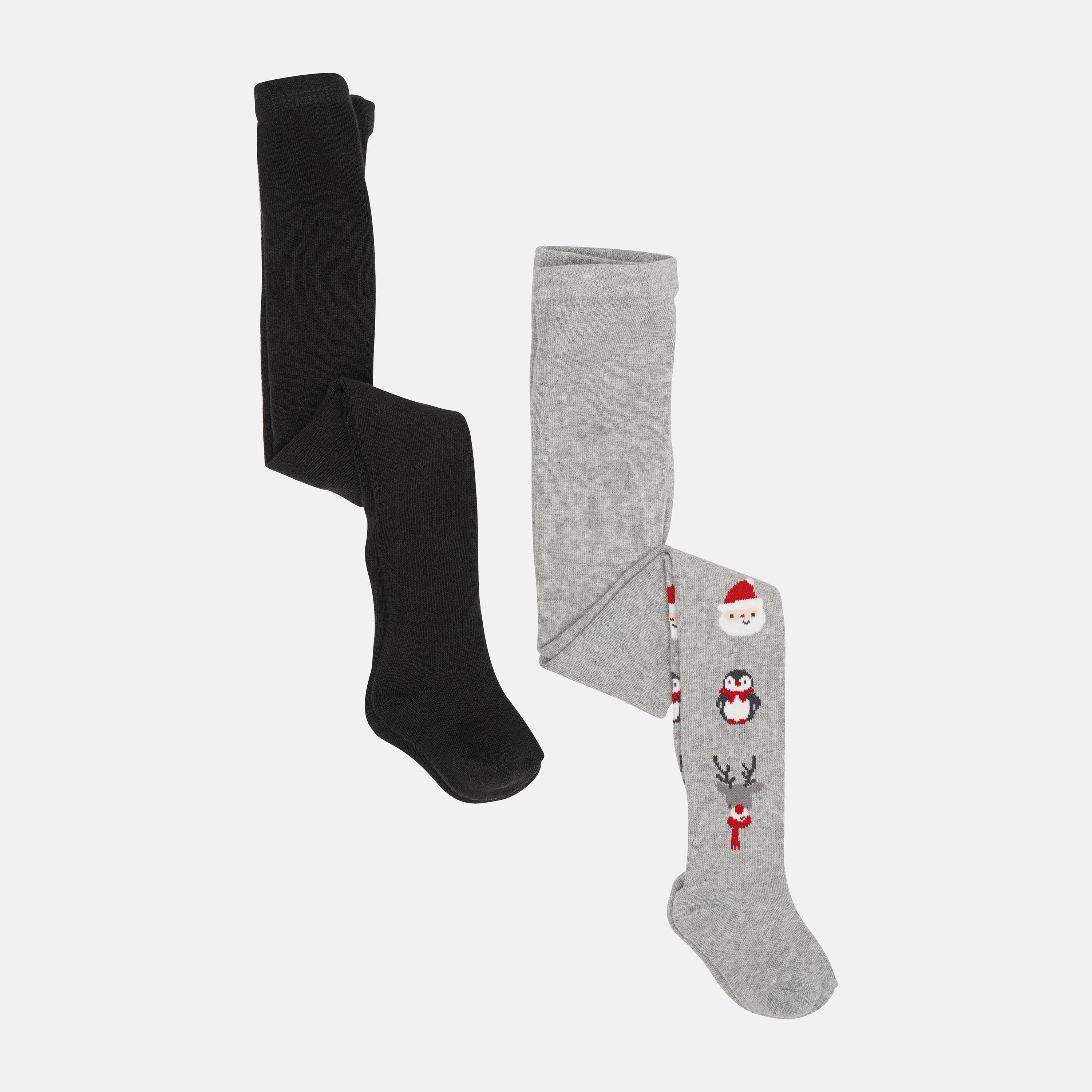 Колготки C&A 80-86 см 2 шт. Серый (3182676013490)