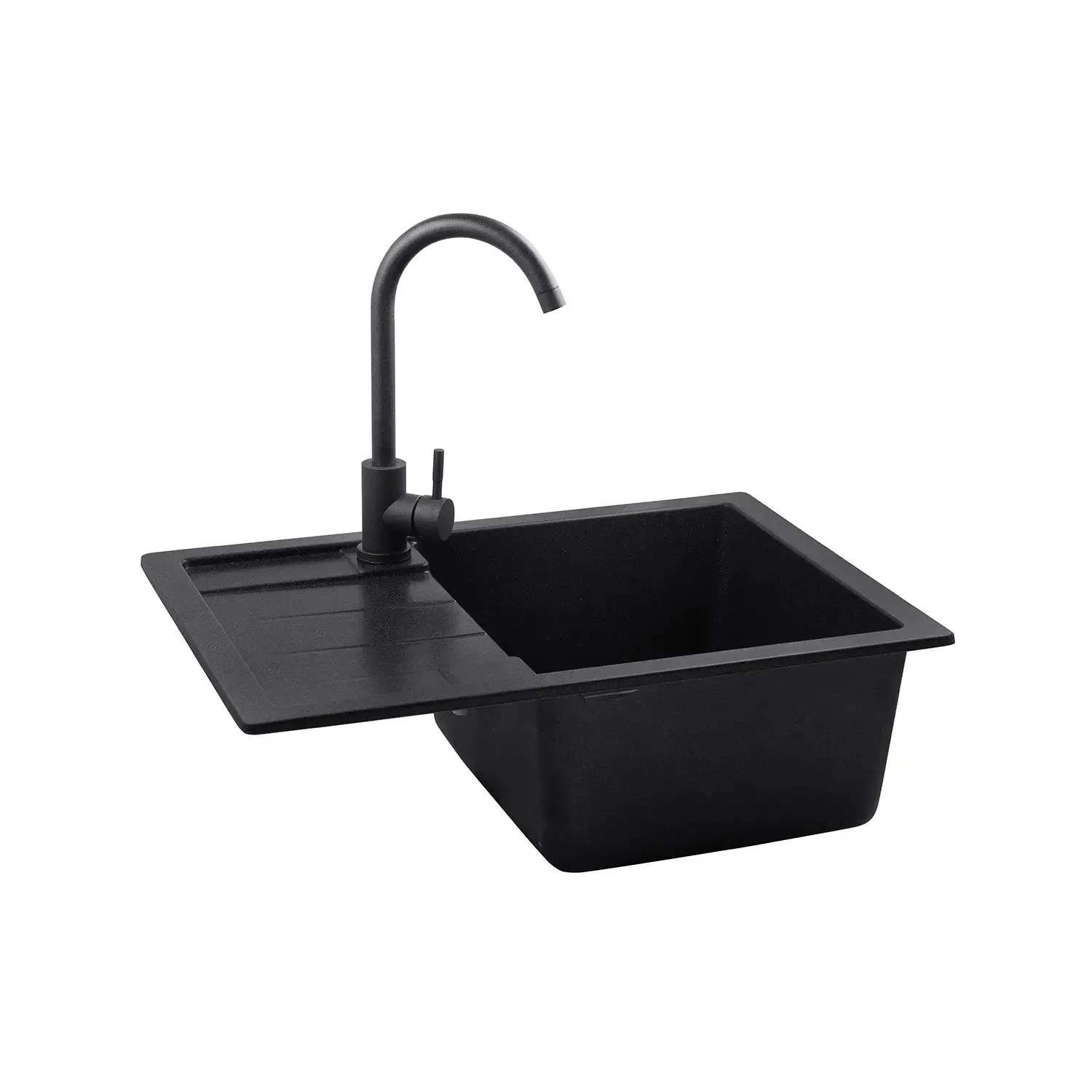 Комплект Kroner Komposit GRB Мойка кухонная/смеситель (KRP2IN1-20)