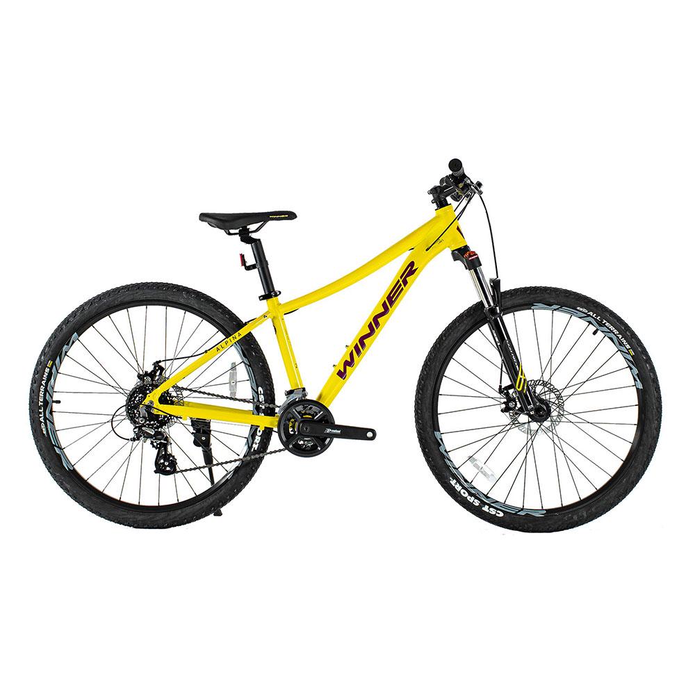 Велосипед Winner 27,5" ALPINA 2/7 2022 Желтый (22-349)