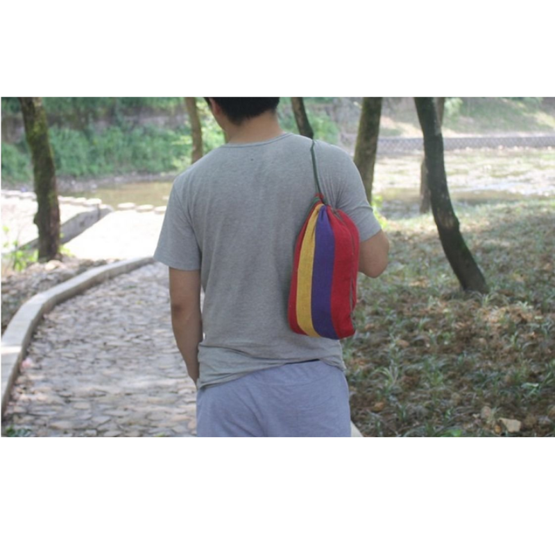 Гамак гавайский подвесной без планки 80x200 см Красный (2596752453) - фото 8