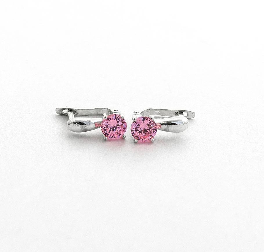 Серьги детские с фианитами из серебра Maxi Silver 8612 (88612)