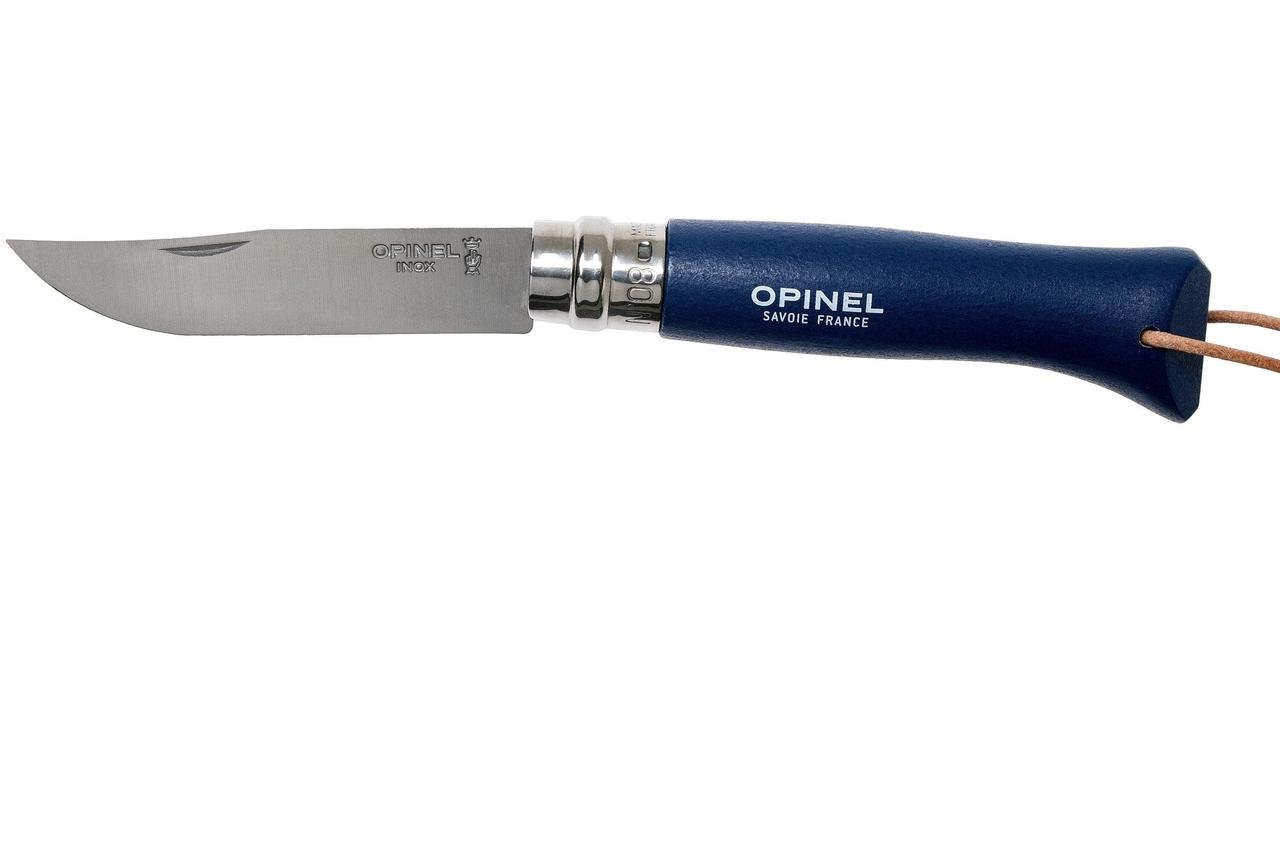 Нож складной Opinel №8 Trekking Viroblock двусторонняя заточка 56-58 HRC Sandvik 12C27 сталь нержавеющая 85 мм (2359470627)