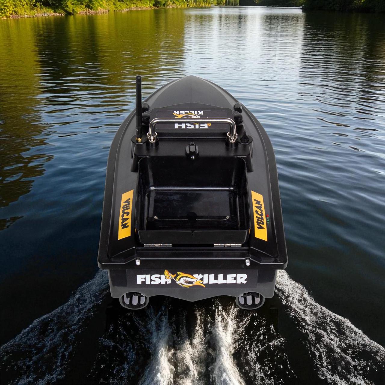 Катер короповий для завезення підгодовування Fish Killer Vulcan круїз 1 бункер до 2 кг до 500 м (2667664519) - фото 6