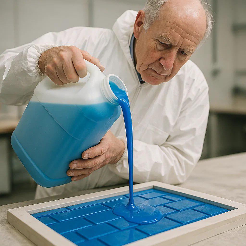 Силікон рідкий із затверджувачем твердістю 20 Шор А на олов'яній основі для виготовлення форм 1 кг (27922659) - фото 3