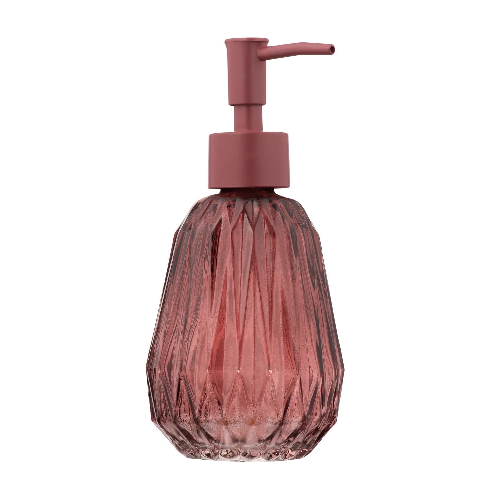 Диспенсер для жидкого мыла ARDESTO Minimalism Fremont 280 мл стеклянный Красный (ARHB3171R)