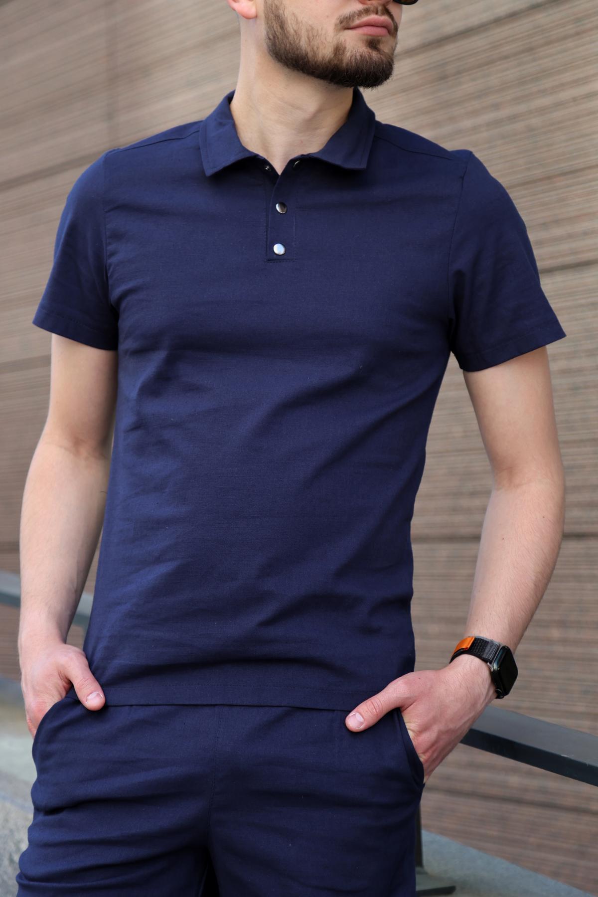 Костюм мужской Flax Intruder льняной XXL Синий (1624351714/2/5) - фото 3 Костюм мужской Flax Intruder льняной XXL Синий (1624351714/2/5) - фото 3