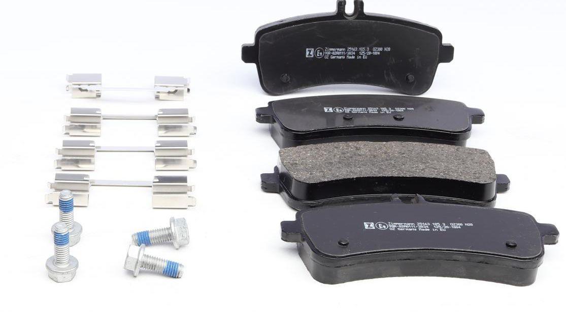 Колодки тормозные задние MB S-class W222/C217/A217/SL R231 13-TRW с аксесуарами -25163.185.3 ZIMMERMANN Колодки тормозные задние MB S-class W222/C217/A217/SL R231 13-TRW с аксесуарами -25163.185.3 ZIMMERMANN