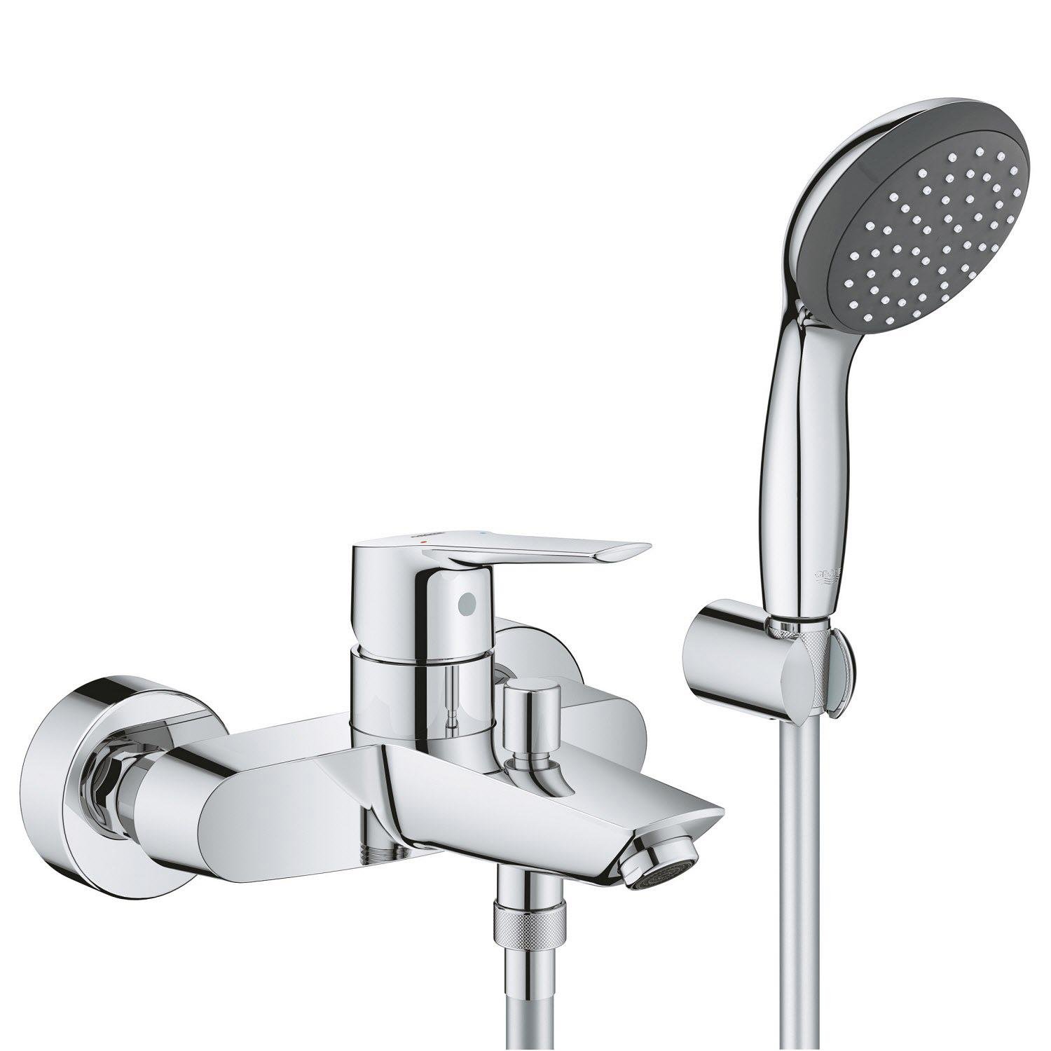 Смеситель для ванны Grohe QuickFix Start 23413002 CV030577 однорычажный Хром (159136)