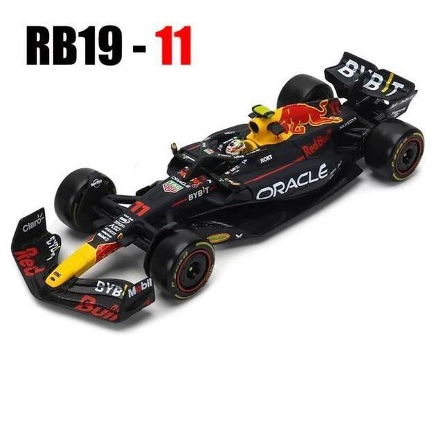 Коллекционная модель Bburago F1 Red Bull Racing RB19 из металла (масштаб 1:43) в прозрачном боксе - фото 6