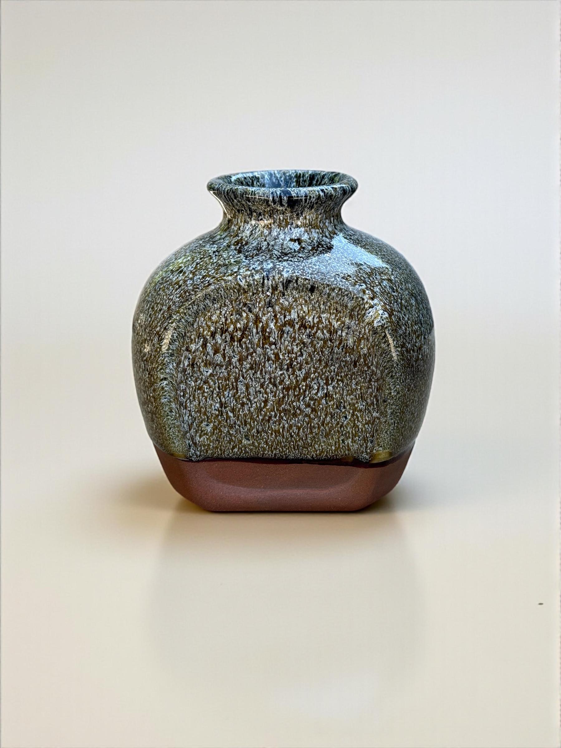 Ваза квадратная ручной работы 9,5 см Желтый (28783219)