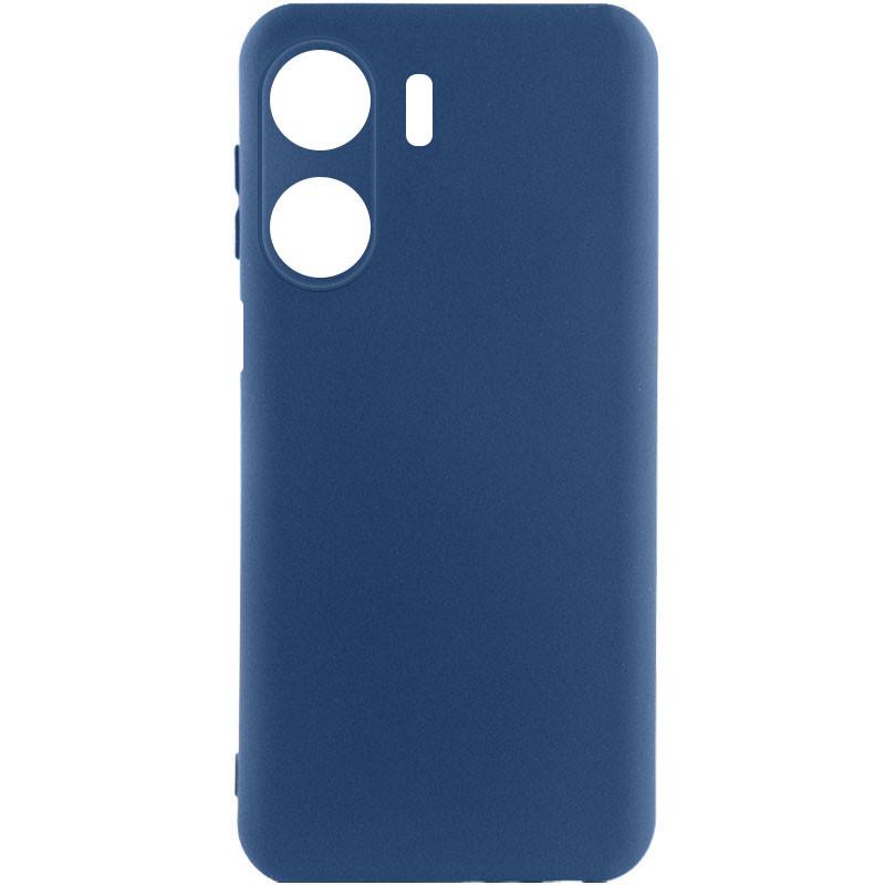 Противоударный чехол Silicone Cover Lakshmi Full Camera (A) для Xiaomi Redmi 13C / Poco C65  СИНИЙ/NAVY BLUE