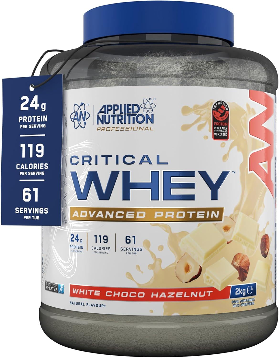 Протеин Applied Nutrition Critical Whey 2000 г White Choco Hazelnut