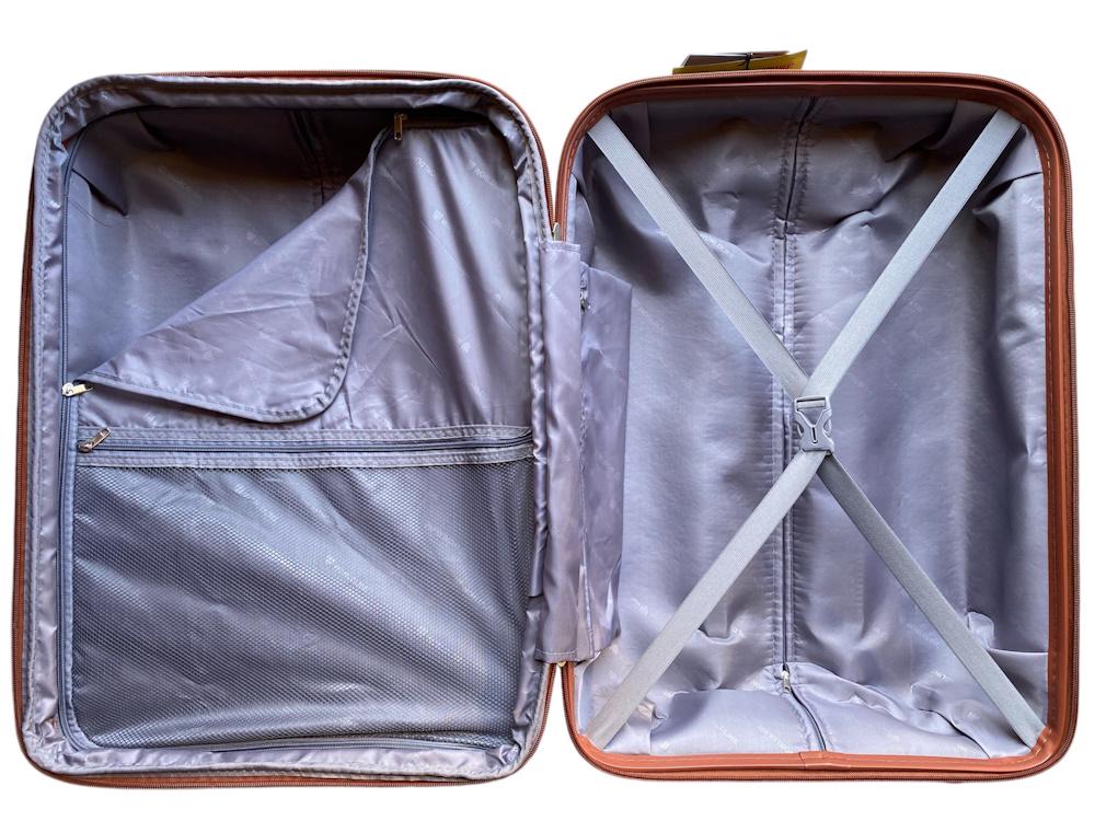 Валіза дорожня середня AIRTEX Worldline 293 поліпропілен M Шампань - фото 7