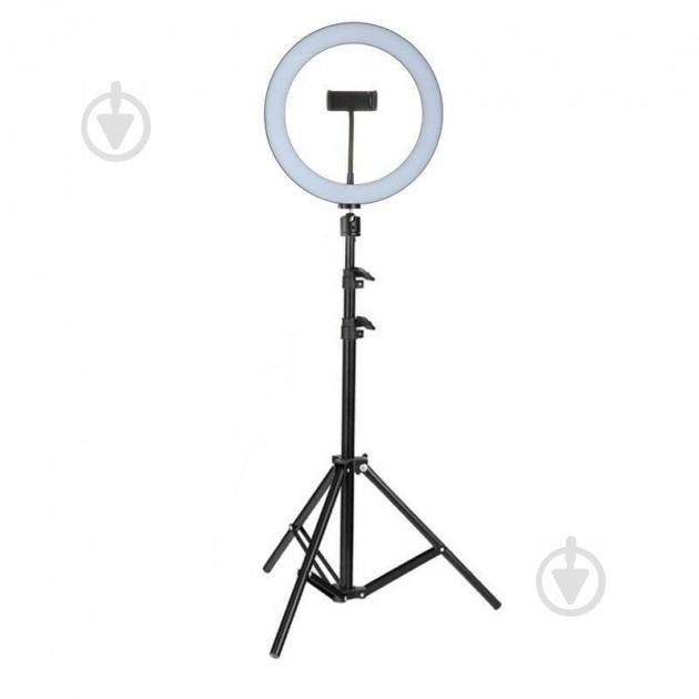 Профессиональная кольцевая светодиодная лампа LED RING RL-21 (М-54) 65W на штативе для визажиста 54 см