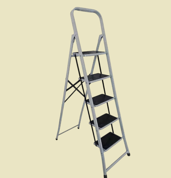 Драбина Технолог Майстер Профі на 5 сходинок з гумовим килимом