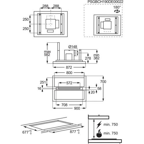 Вытяжка кухонная AEG DCE 5960 HM Hob2Hood (36388) - фото 2